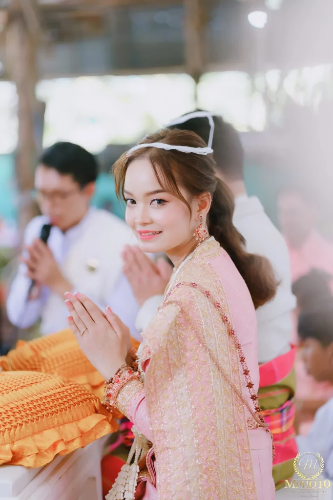 ช่วงตัดเค้กของคู่บ่าวสาว